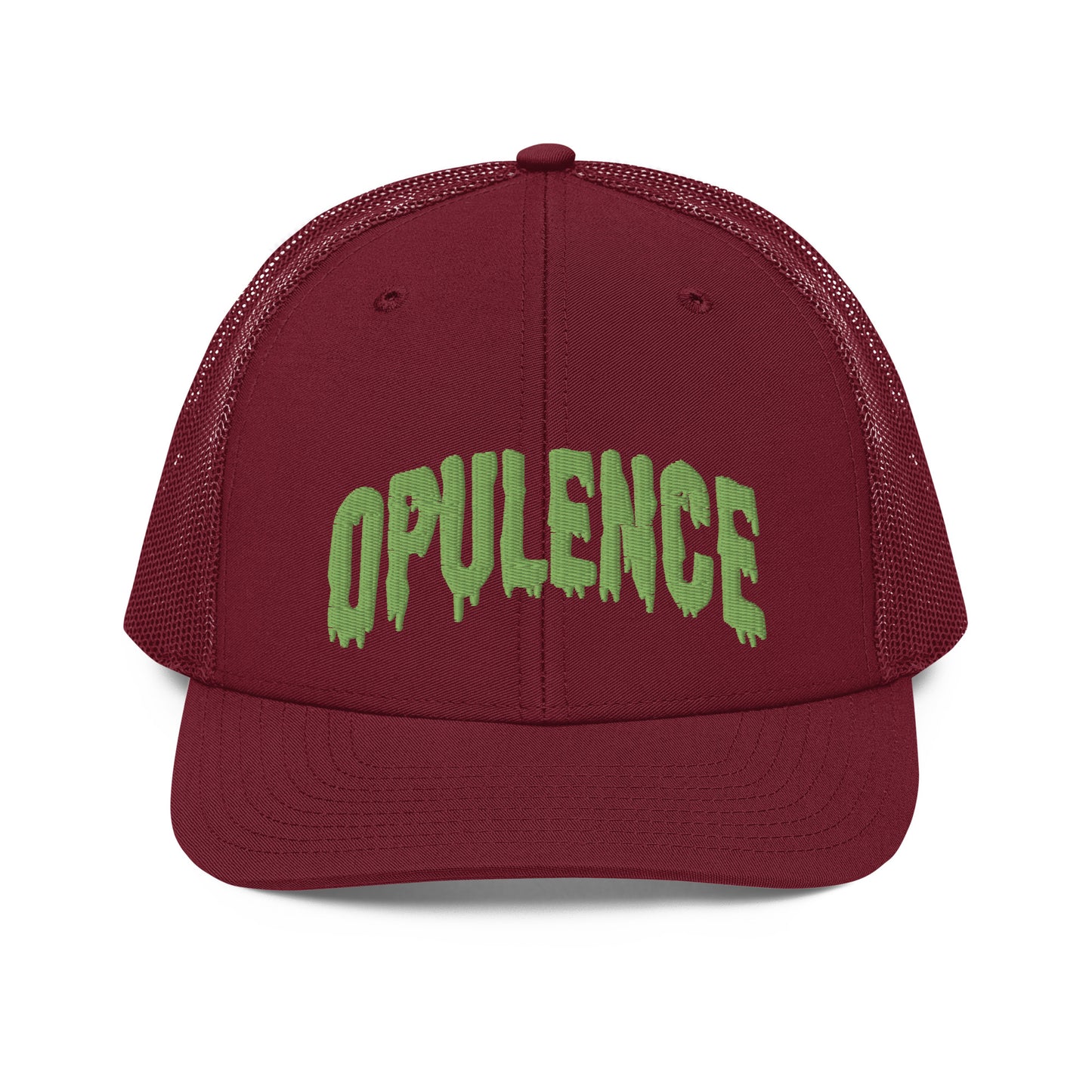 Opulence Trucker hat embroidered